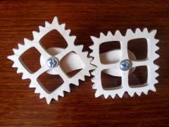 Square gears from plywood