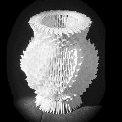 Vase of origami