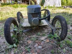 Powerful homemade lawn mower for the village with their own hands